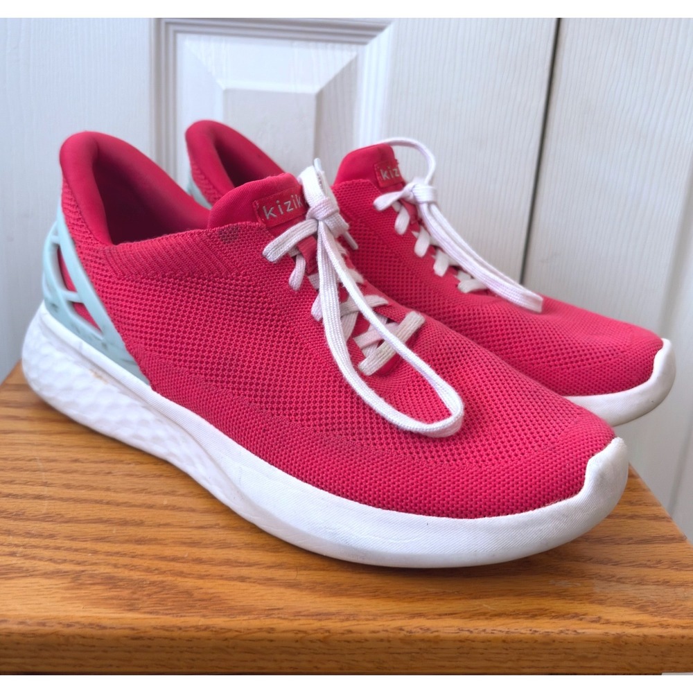 kizik Athens Watermelon Red Hands Free Sneakers 9.5
